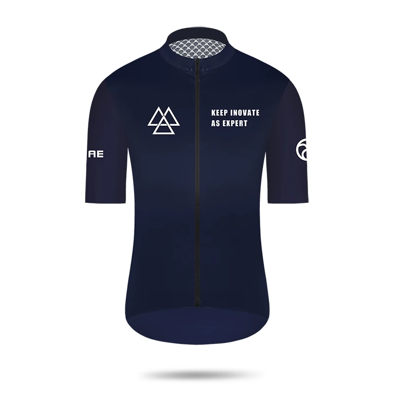 Велосипедный костюм KIAE с коротким рукавом однотонный дышащий Топ для горного и