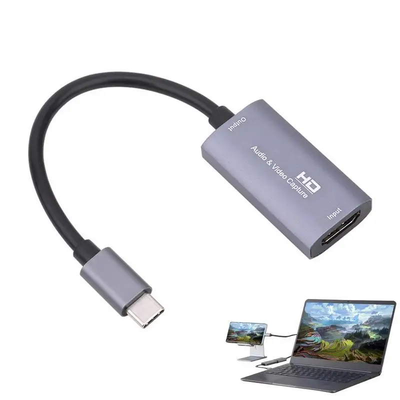 

USB 4K Video Capture Card 4K ForHDMI 1080P HD Broadcast Live And Record Video Audio Grabber For Live Game Streaming Teaching