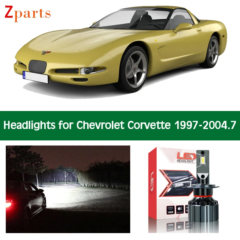 Фото Светодиодный льная светодиодная фара для Chevrolet Corvette 1997 1998 1999 2000 2001 2002 2003 2004 |