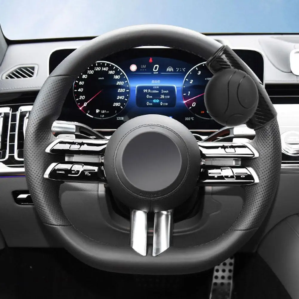 

360-degree Car Steering Wheel Knob Ball Booster Anti-slip Steering Accelerator Turn Button Strengthener Auxiliary