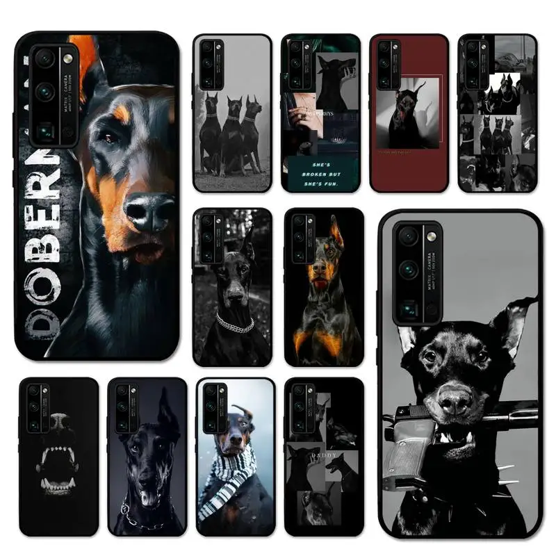 

Yinuoda Animal Dachshund Doberman dog Phone Case For Huawei Honor V30 30 9X 7A Pro View 20 10 9 Lite 10I 8C 8X 5A Play Cover