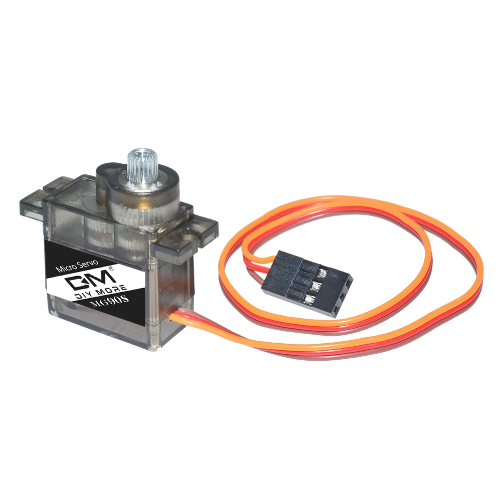 1 шт. MG90S Цельнометаллический сервопривод 9G SG90 Обновленная версия для