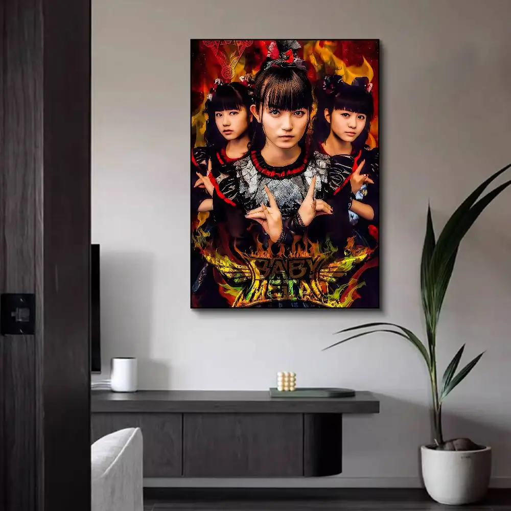 

Настенный плакат B-BABYMETAL, белый, синтетическая бумага