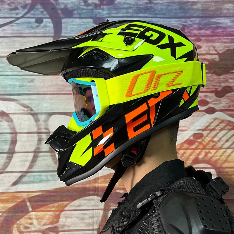 2022 New DOT approved Capacete Moto bike downhill Professional Motorcycle Helmet  For Adults Motorbike Helm Chopper Biker