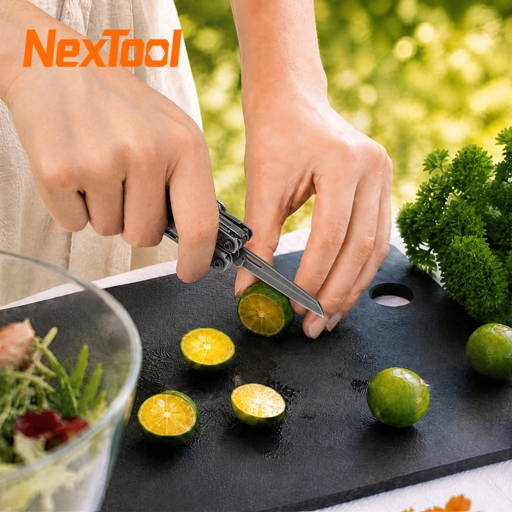 Фото Nextool Mini Flagship F12 15-в-1 складные карманные плоскогубцы, портативный EDC-инструмент для кемпинга на природе и домашнего использования. №1