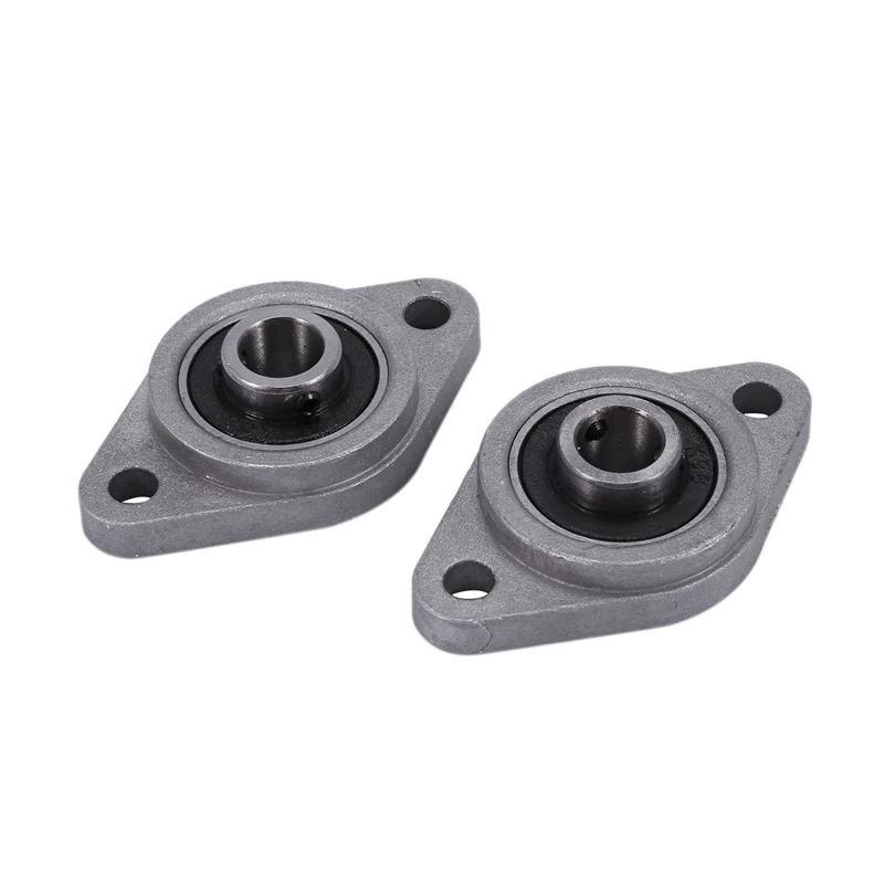 

60 Pcs KFL08 8Mm Diameter Zinc Alloy Bearing Housing FL08 K08 Pillow Block Bearing
