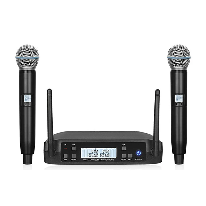 Беспроводной микрофон для SHURE GLXD4 UHF 510-690 МГц, профессиональный ручной динамический микрофон вечерние, церкви, шоу, встреч