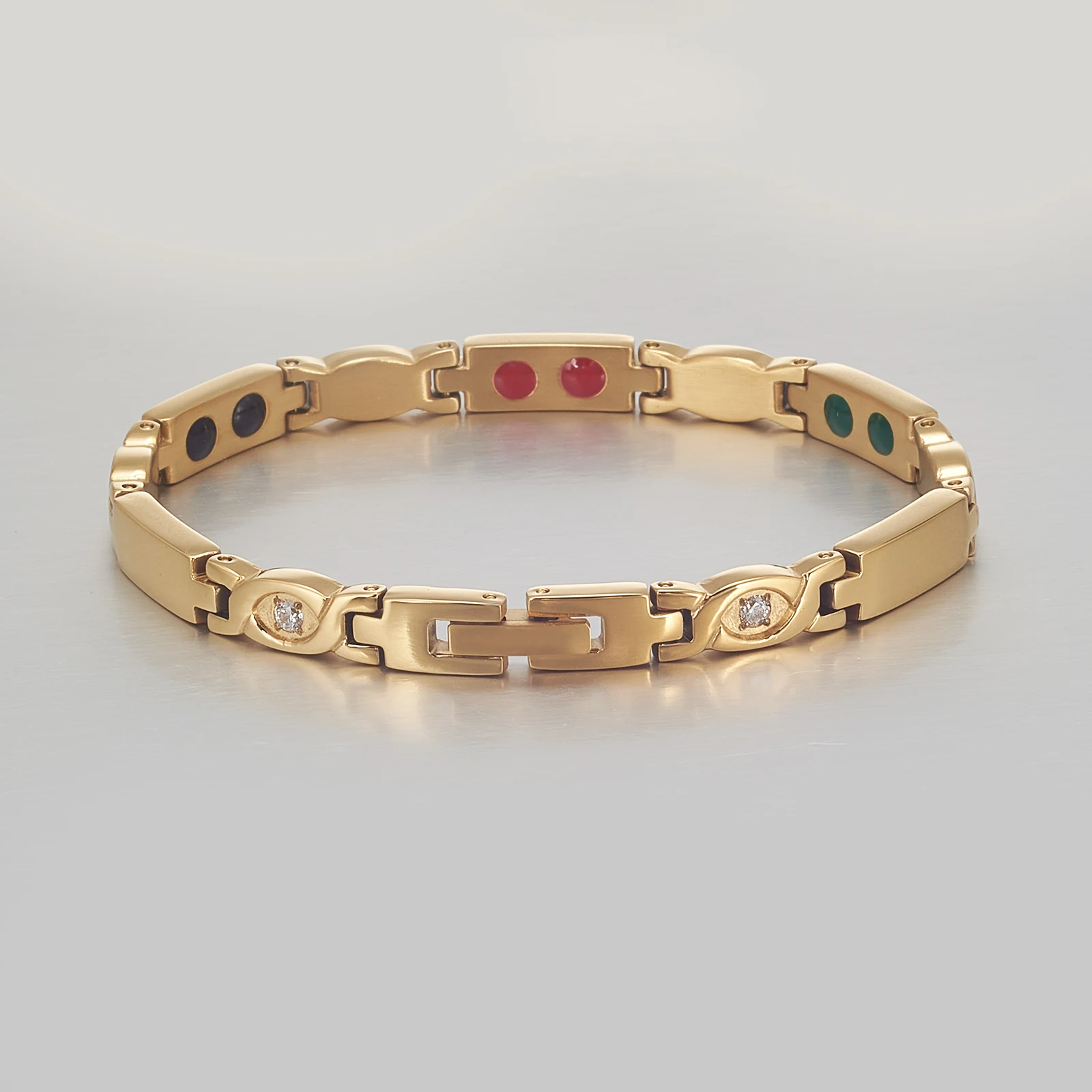 Золотые магнитные браслеты Wollet для женщин магнитный браслет с магнитной