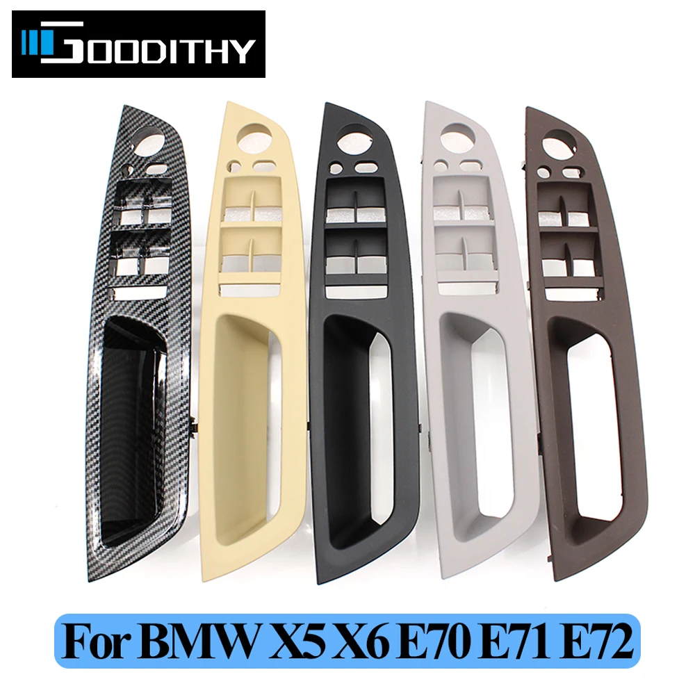 

LHD RHD Left Right Hand Driver Car Door Armrest Window Switch Panel Pull Handle Cover Trim For BMW X5 X6 E70 E71 E72 2007-2013