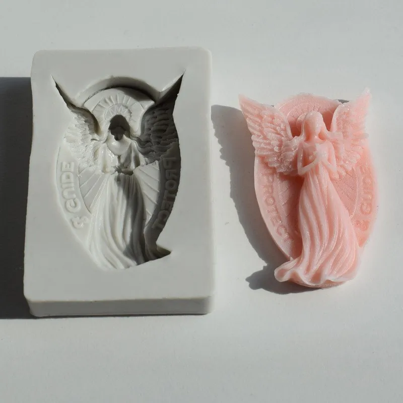 Силиконовая форма Ангел-хранитель в форме сердца креативная молитвенная Cherelle