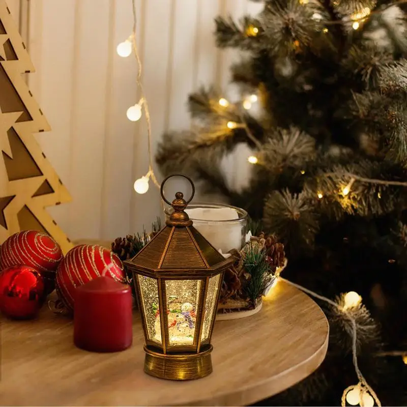 Вращающийся новогодний шар на батарейках