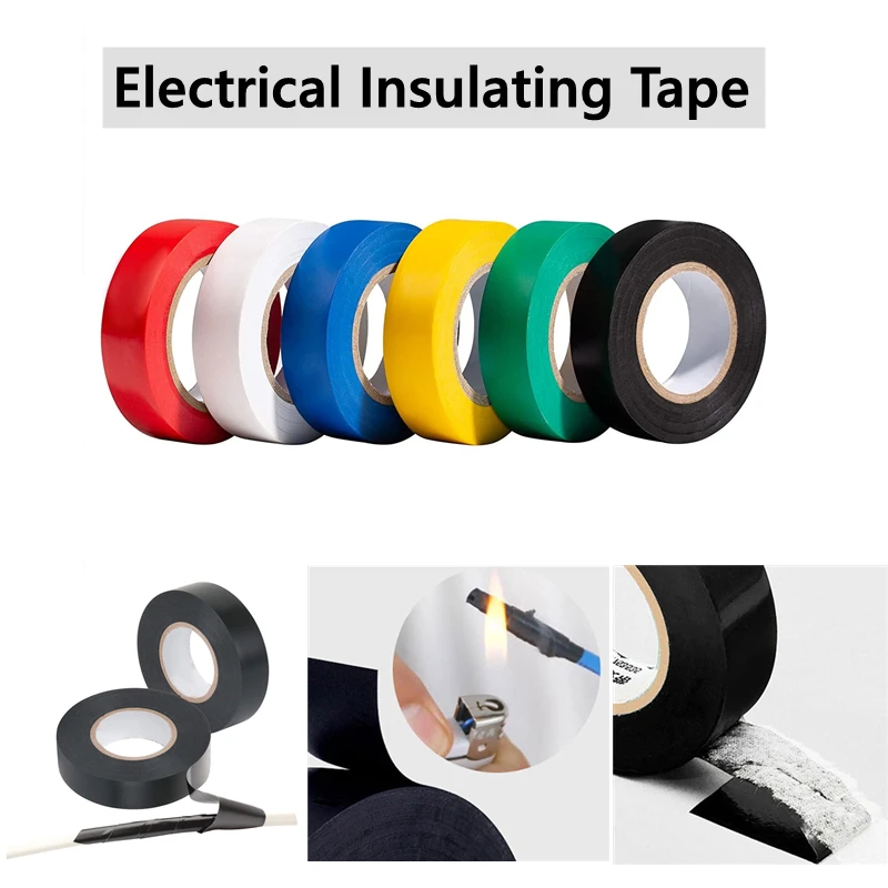 

15M Electrical Tape Wear-resistant Wire Flame Retardant Lead-free Electrical Insulation Tape Ultra-Adhesive PVC Waterproof Tapes