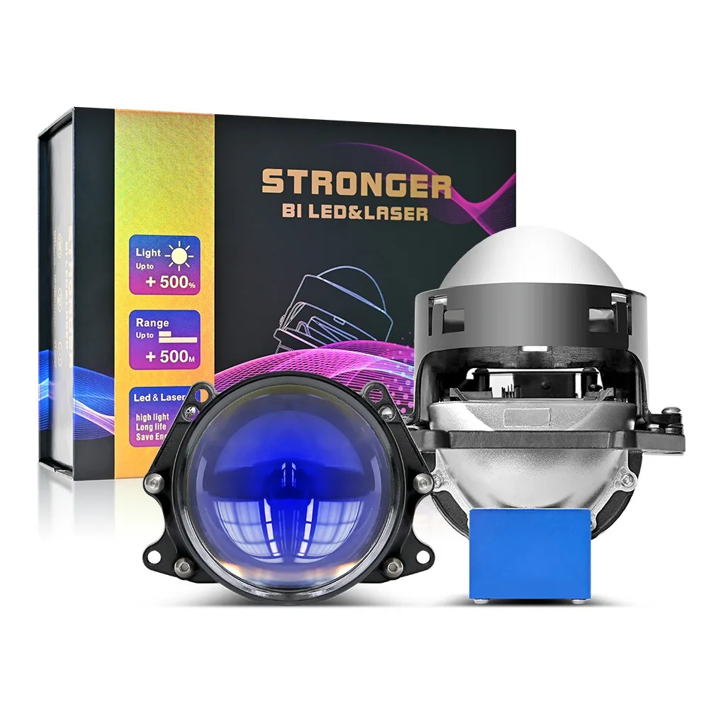 3-дюймовые Bi светодиодный лазерные линзы проектора двойные отражатели HD