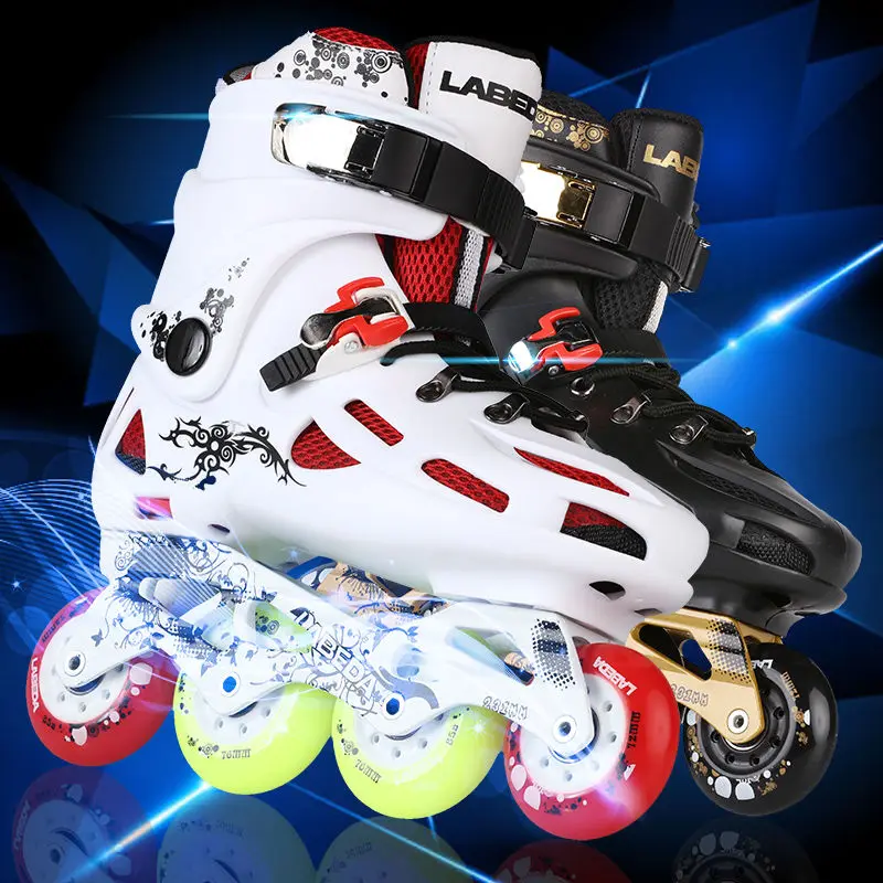 Skates Adult Men and Women Rollerblading Roller Professional Fancy Shoes College Beginners Slalom  Inline Roller Skates