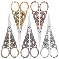 rorgeto retro style floral sewing scissors embroidery retro dressmaker tailor shears antique scissors for fabric tool needlework