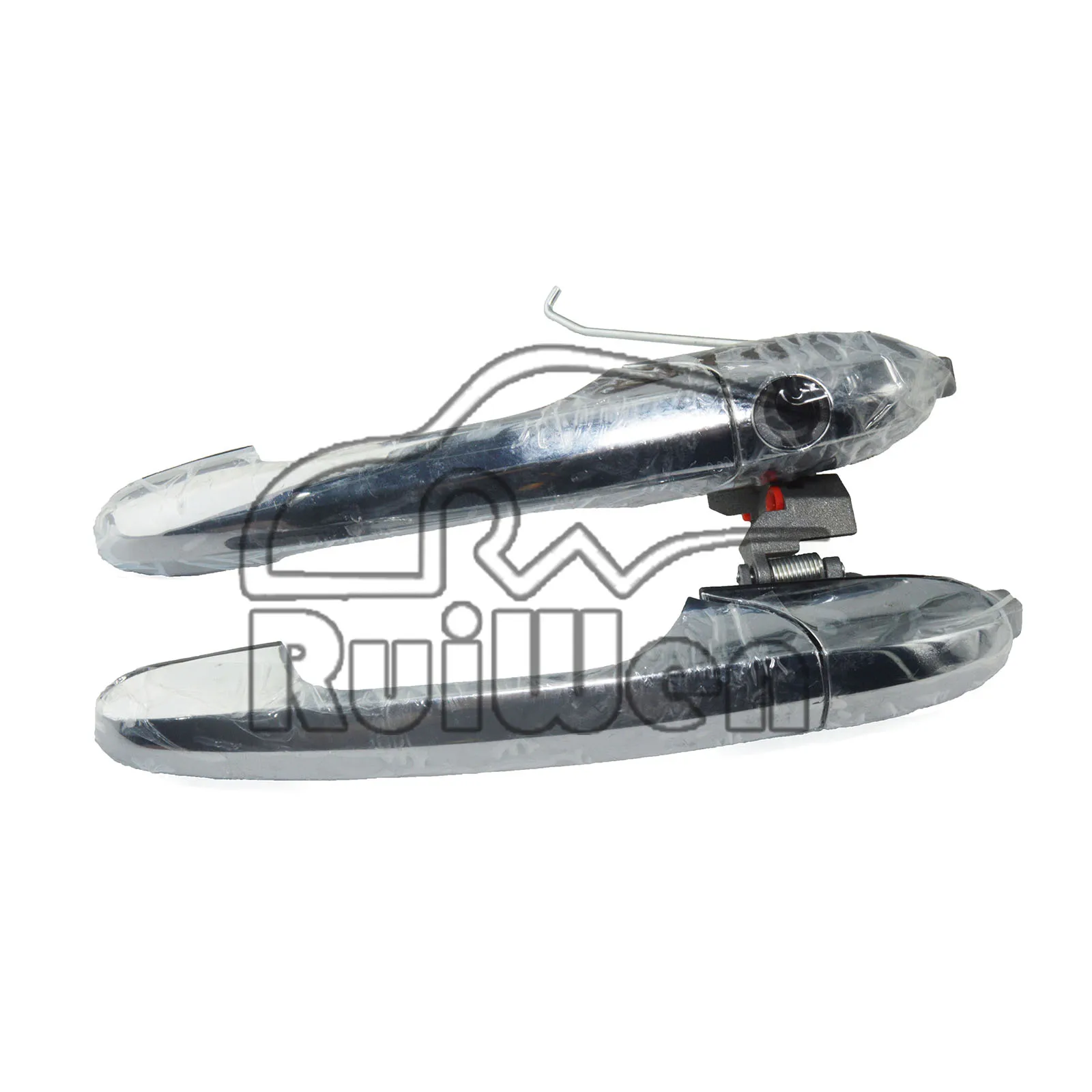 Автомобильная дверная ручка для Fiat 500 и 500C 2007 2008 2009 2010-2020 внешняя хромированная