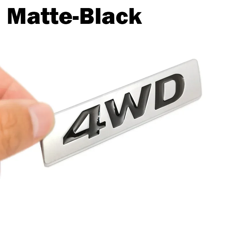 Новая 3D-стиль автомобиля, металлическая наклейка 4WD, боковое крыло автомобиля, эмблема багажника, значок, наклейка, наклейки для Hyundai IX25 IX35 Tucson