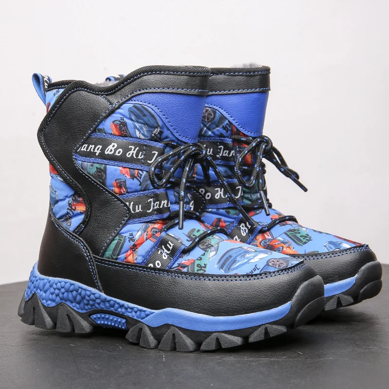 Winter Kids Boots for Boys Snow Boots Children Shoes Comfortable Keep Warm  Schnee Stiefel Chaussure Enfant enlarge