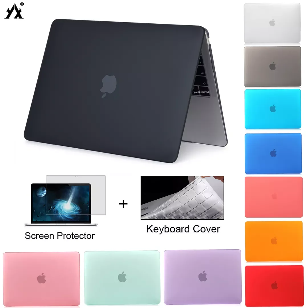 

Laptop Case For Macbook Air 13 A2337 2020 A2338 M1 Chip Pro 13 12 11 15 For macbook Pro 14 case 2021 for Mac book Pro 16 Case