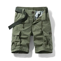 spring and summer mens casual overalls shorts multi pocket thin micro elastic loose and comfortable version tooling men