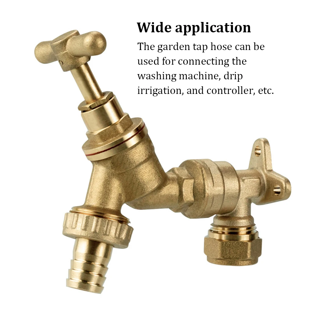 

Garden Tap Hose Union Brass Faucet Adapter Drip Irrigation Washing Machine Valve Fittings Replacement Parts Accessories