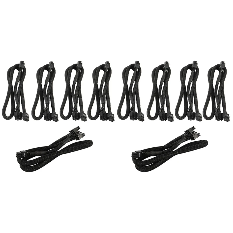 

10Pcs 8 PIN To One 8 Pin One 6 PIN PCIE VGA Power Supply Cable For EVGA Supernova G2 G3 G5 P2 T2 GS G+ 650 750 850 1000