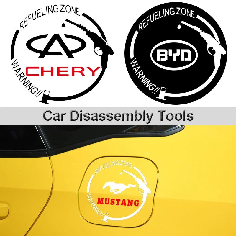 

Car Logo Fuel Tank Cap Sticker Waterproof Auto Body Decals for Ford Explorer 5 Focus 2 3 Ranger Mk3 Mk4 Mk1 Ecosport Accessories