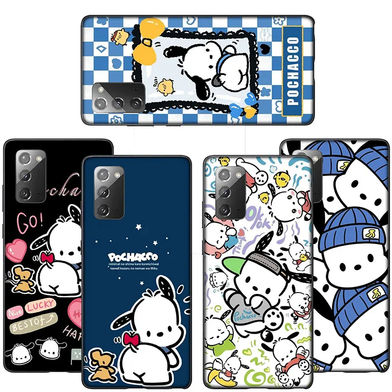 Фото SO48 Cute Pochacco Dog Case для Samsung Galaxy A41 A42 A71 A72 A73 J2 J4 J5 J6 J7 J8 A6 A7 A8 A9 Plus 2018 Prime Pro Core №2