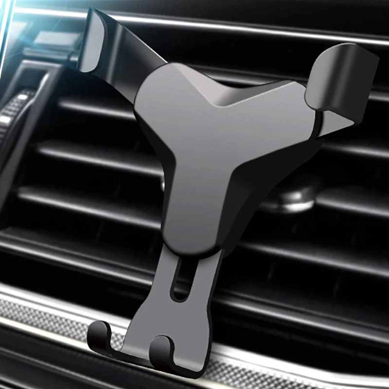 

Reaction Car Mobile Phone Holder Clip Type Air Vent No Magnetic Mount GPS Car Smartphone Stand For iPhone X 7 Samsung S9