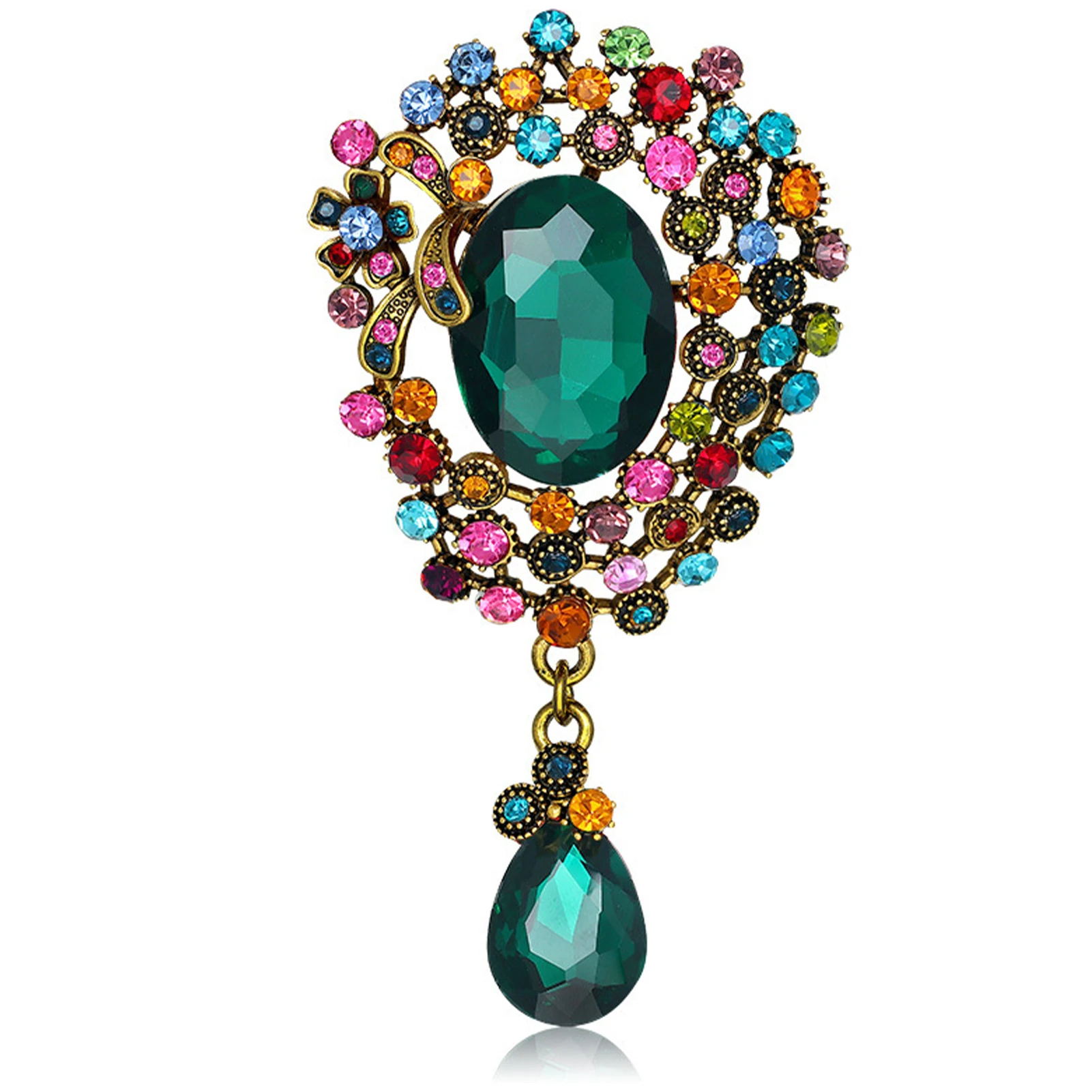 

Роскошная брошь, декоративное искусство, аксессуары для украшения в виде капли воды для сцены дня рождения