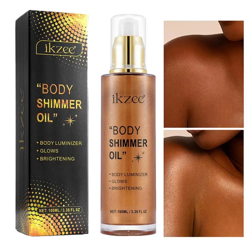 

Shimmer Lotion Oil Lotion For All-Over Body Shimmer And Glow Women Beauty Product Daily Lotion For Gathering Carnival Gathering