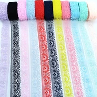 10yards lace ribbon trim fabric embroidered net for sewing decoration clothes african lace fabric crafts accessories width 40 mm