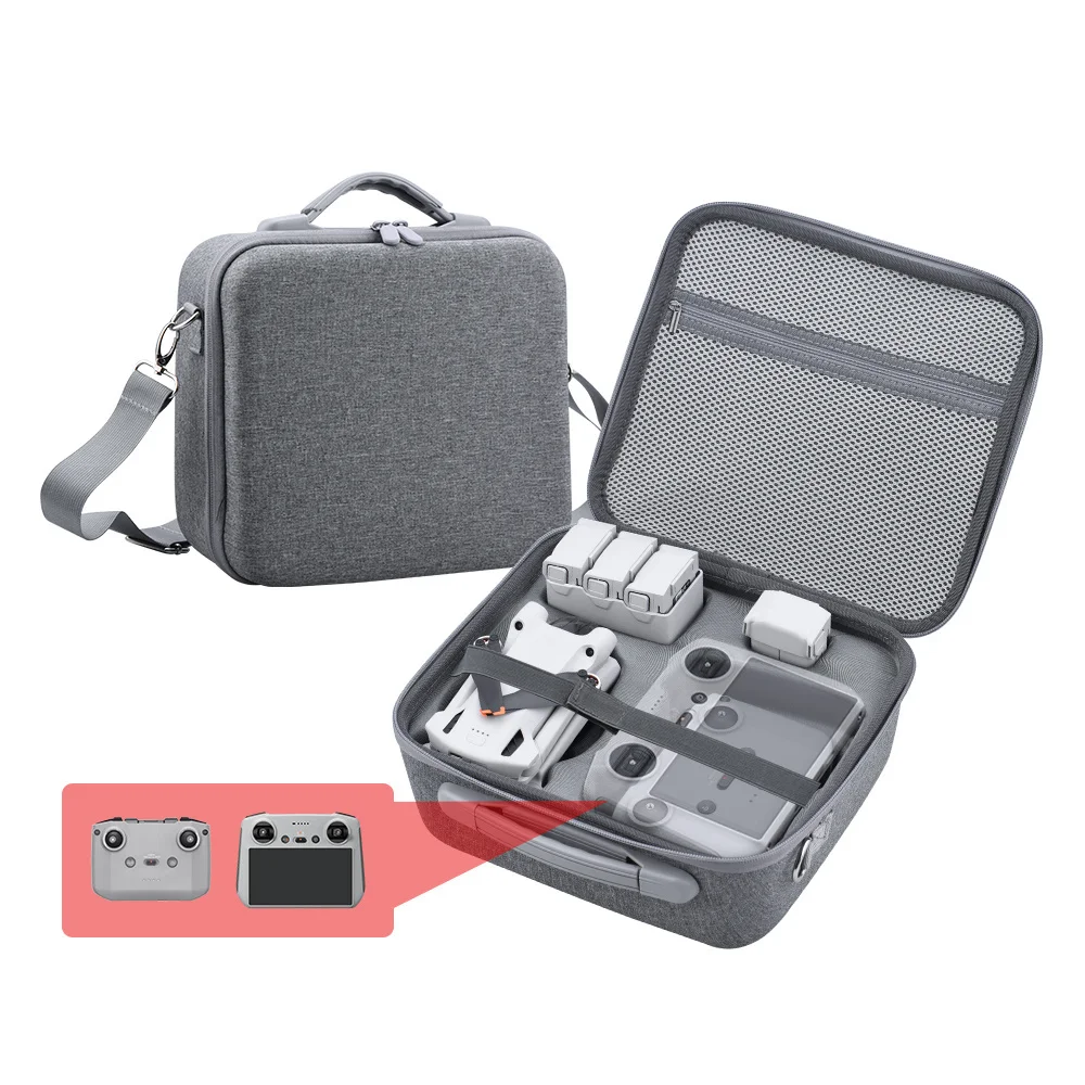 

Portable Hard Shell Shoulder Handbags for DJI Mini 3 Pro Remote Controller Battery Drone Body Accessories Carrying Bags