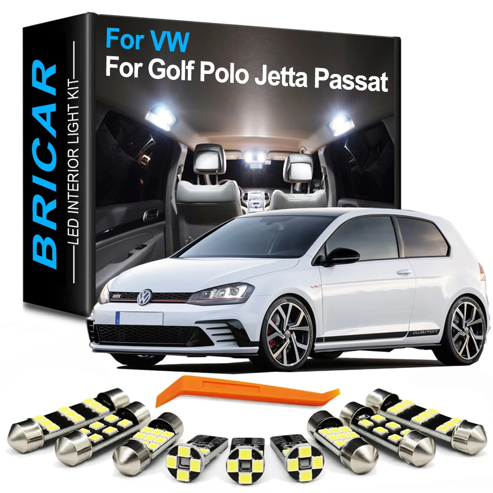 

Bricar Canbus Interior LED Light Kit For VW Volkswagen Golf Jetta 3 4 5 6 7 MK4 MK5 MK6 MK7 Passat B5 B6 B7 B8 CC Polo 6R 6C 9N