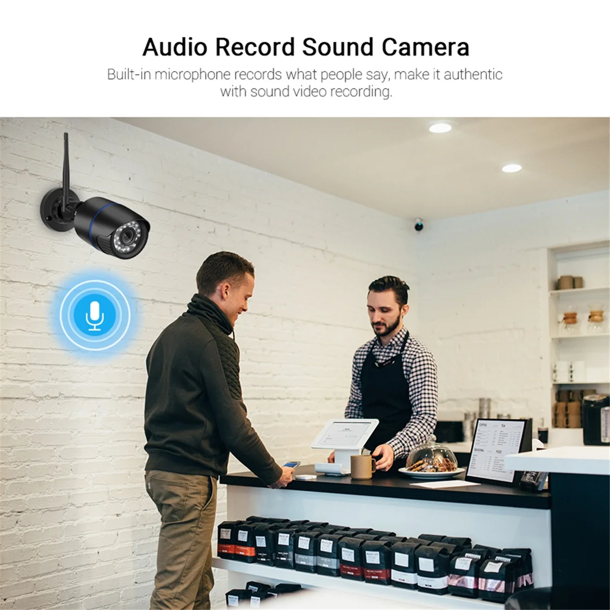 

IP-камера A61KK HD 1080p WiFi водонепроницаемая