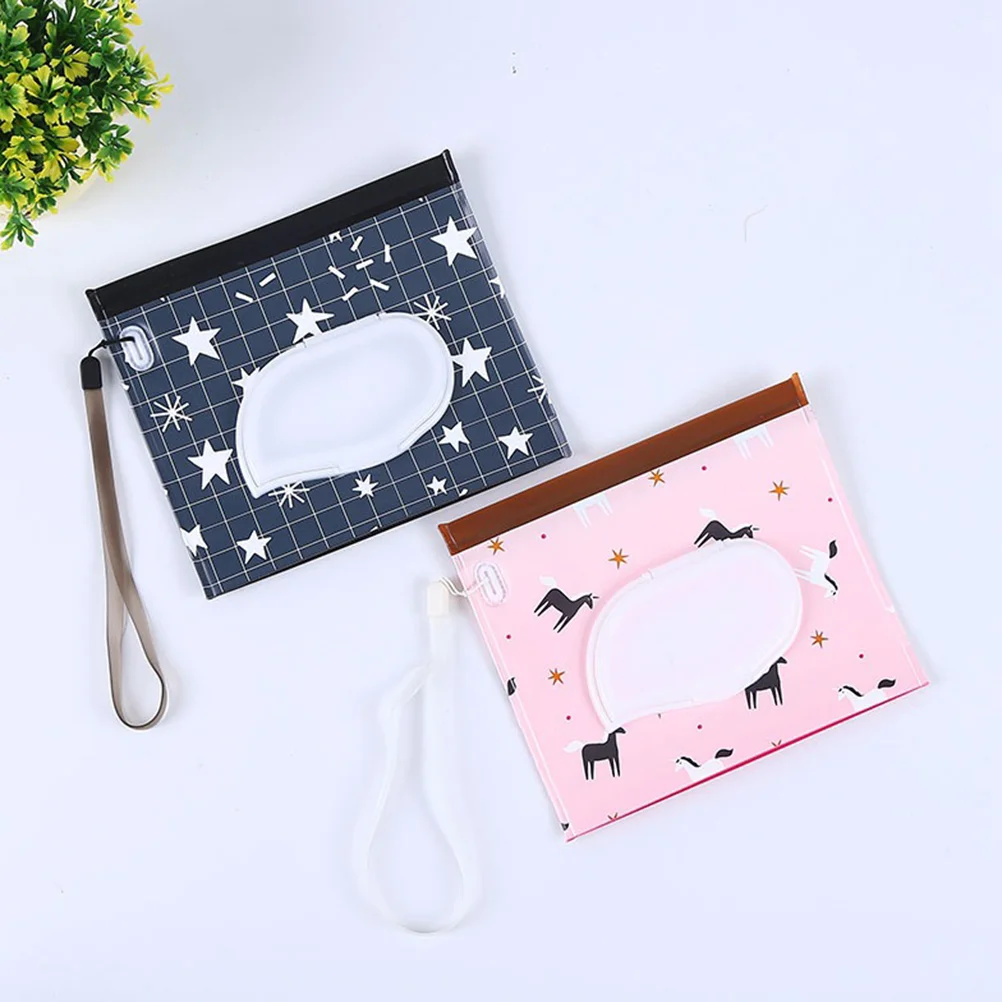 

Wipes Wipe Wet Dispenser Case Travel Diaper Clutch Refillable Baby Holder Container Clean Carrying Reusable Dispensers Portable