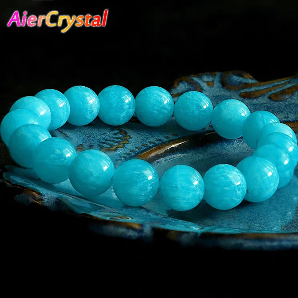 

Женский браслет из бисера амазонита, 8,5 мм