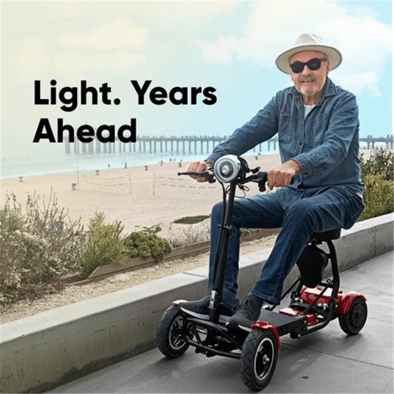 Dual Motor 250w Mobility Scooter Foldable For Elderly