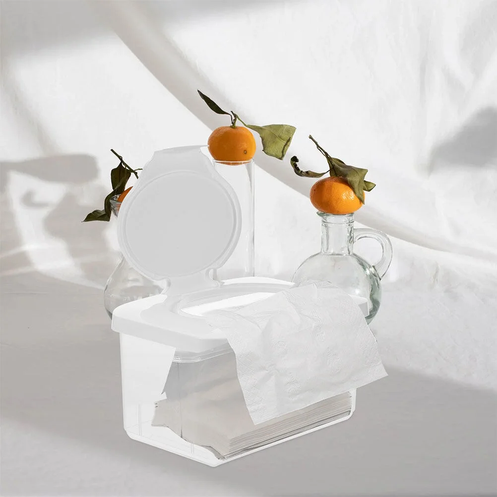 

Dust Box Wipes Holder Bathroom Respirator Mask Dispenser Wet Disposable Masks Filling Container