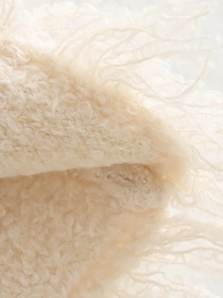 Женский комплект из 2 предметов на осень/зиму с короткой юбкой милый вязаный топ