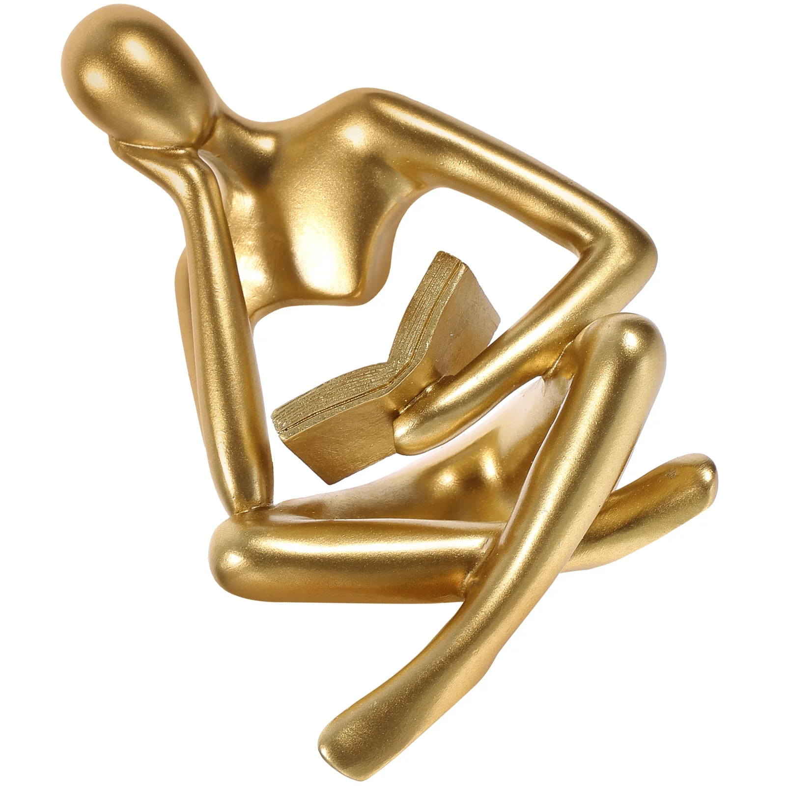

Shelf Decor Resin Sculpture Thinker Statue Abstract Decorate Craft Figurine Figurines Delicate Ornament