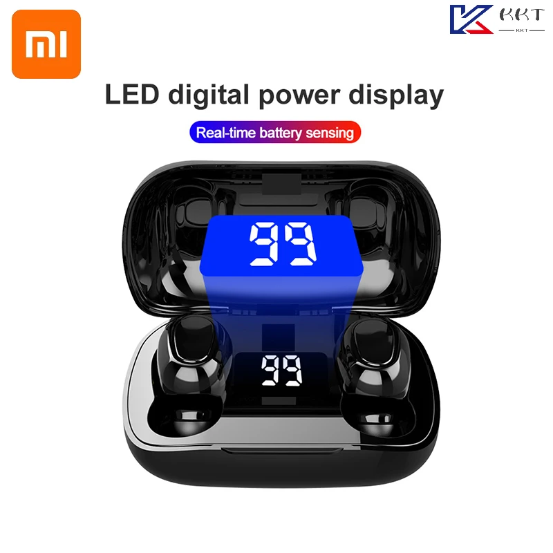 

Xiaomi Wireless Bluetooth-compatible V5.0 Earphones Waterproof Noise Cancelling In Ear Sports Headset TWS Handsfree Earphones