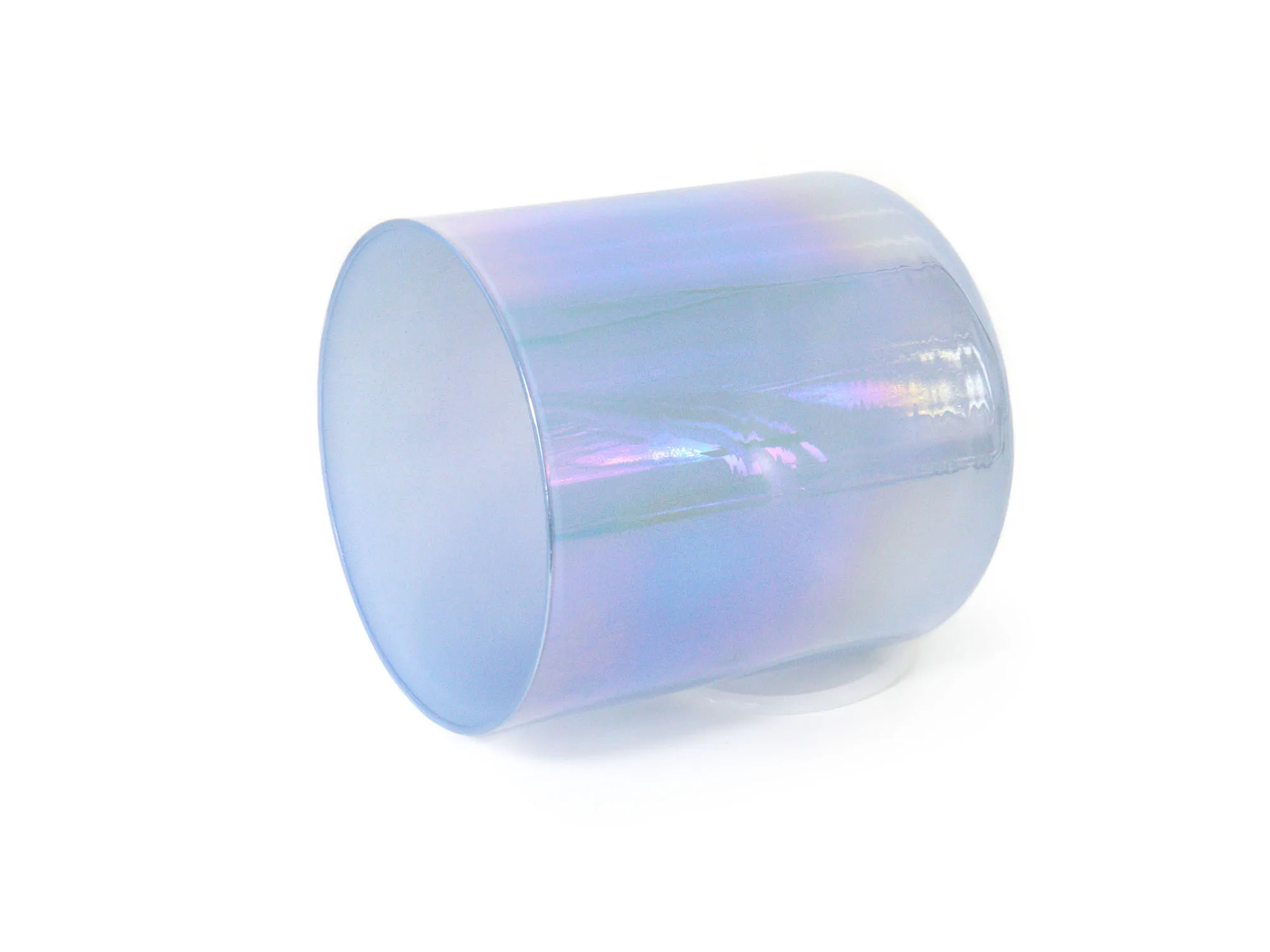 Синяя Хрустальная Поющая чаша из необработанного камня музыкальная со звуком