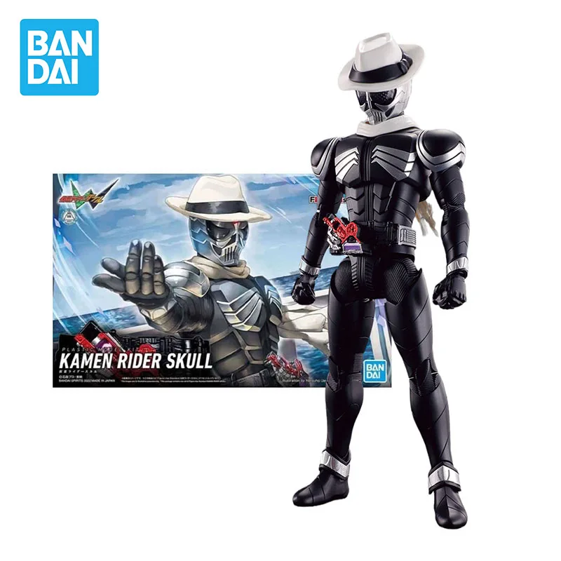 

Фигурки героев аниме Bandai подлинные Kamen Rider, классические сборные модели черепа Kamen Rider, аниме экшн-фигурки для мальчиков