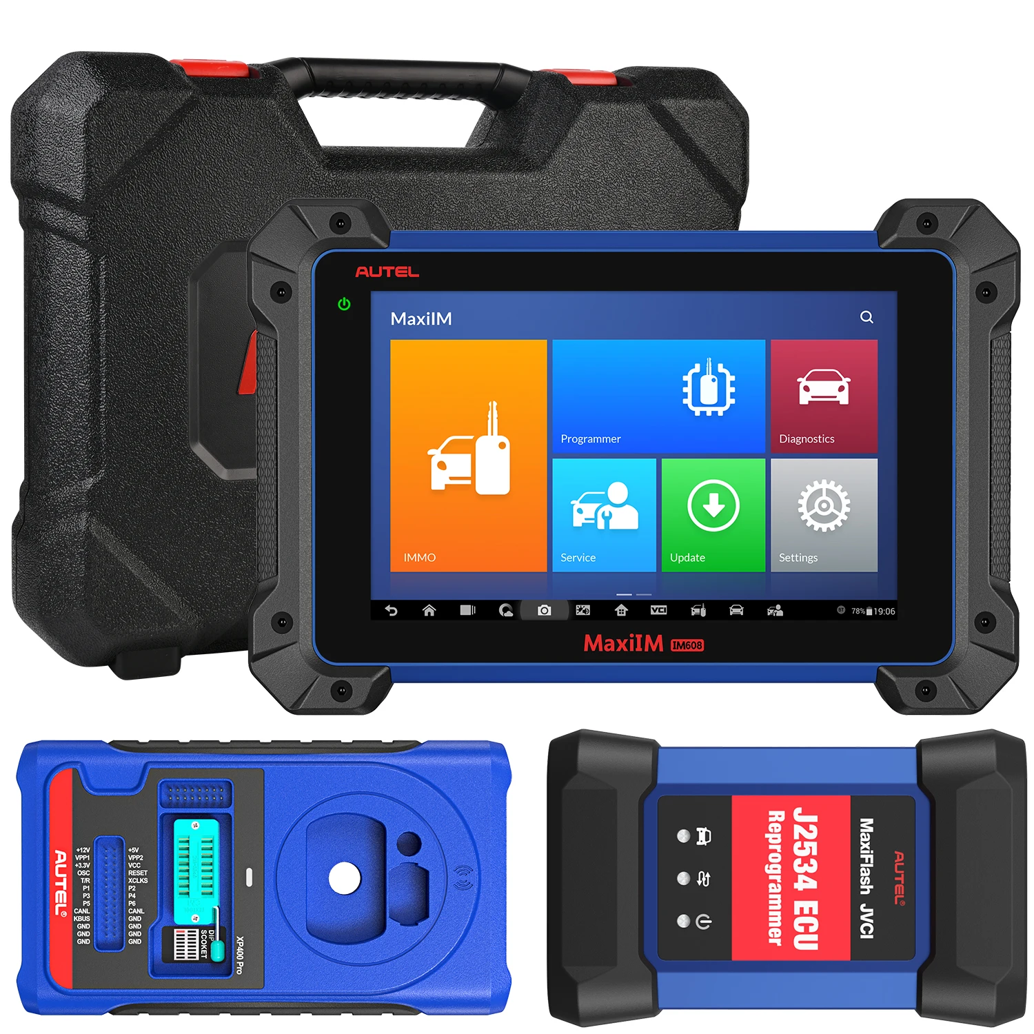Программатор Autel MaxiIM IM608 Pro с IMMO XP400 Pro Key, программатор J2534, 30 + функций обслуживания, диагностика всех систем