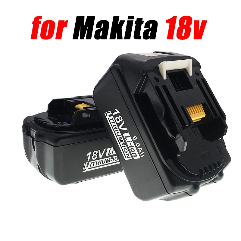 

Rechargeable Battery BL1860 B 18V 6000mAh Backup Battery For Makita 18V BL1850B BL1860 BL1840 BL1815 Cordless Drill With Charger