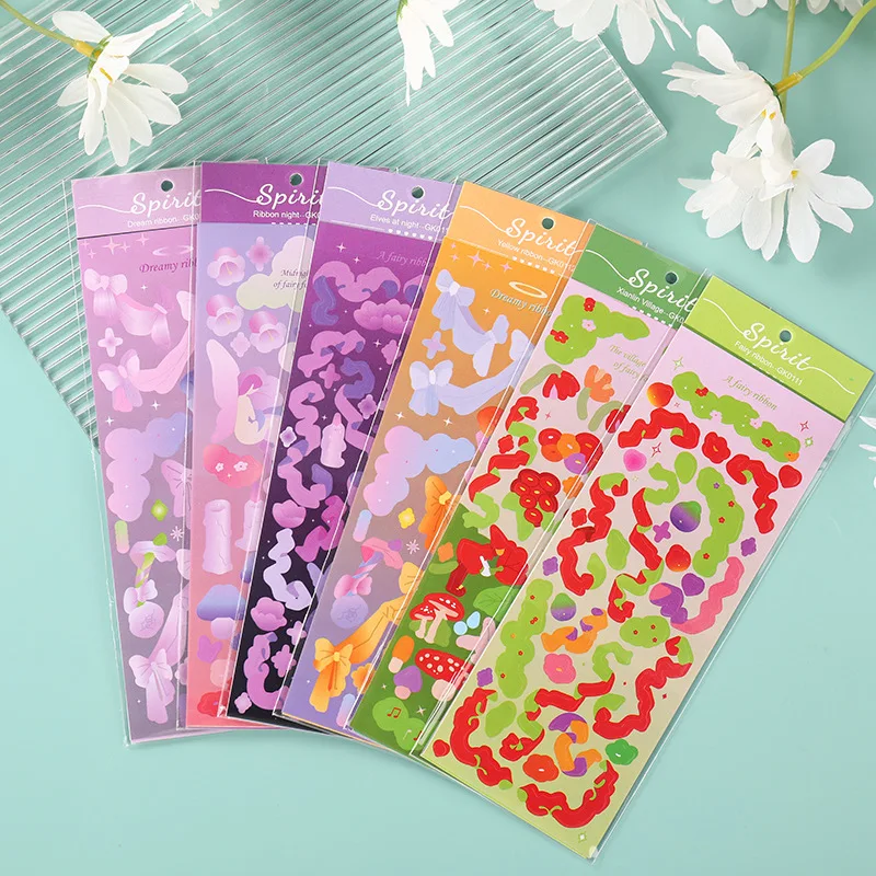 

Корейский стример, кружевные декоративные наклейки для дневника, справочника, ноутбука, декоративные наклейки «сделай сам»