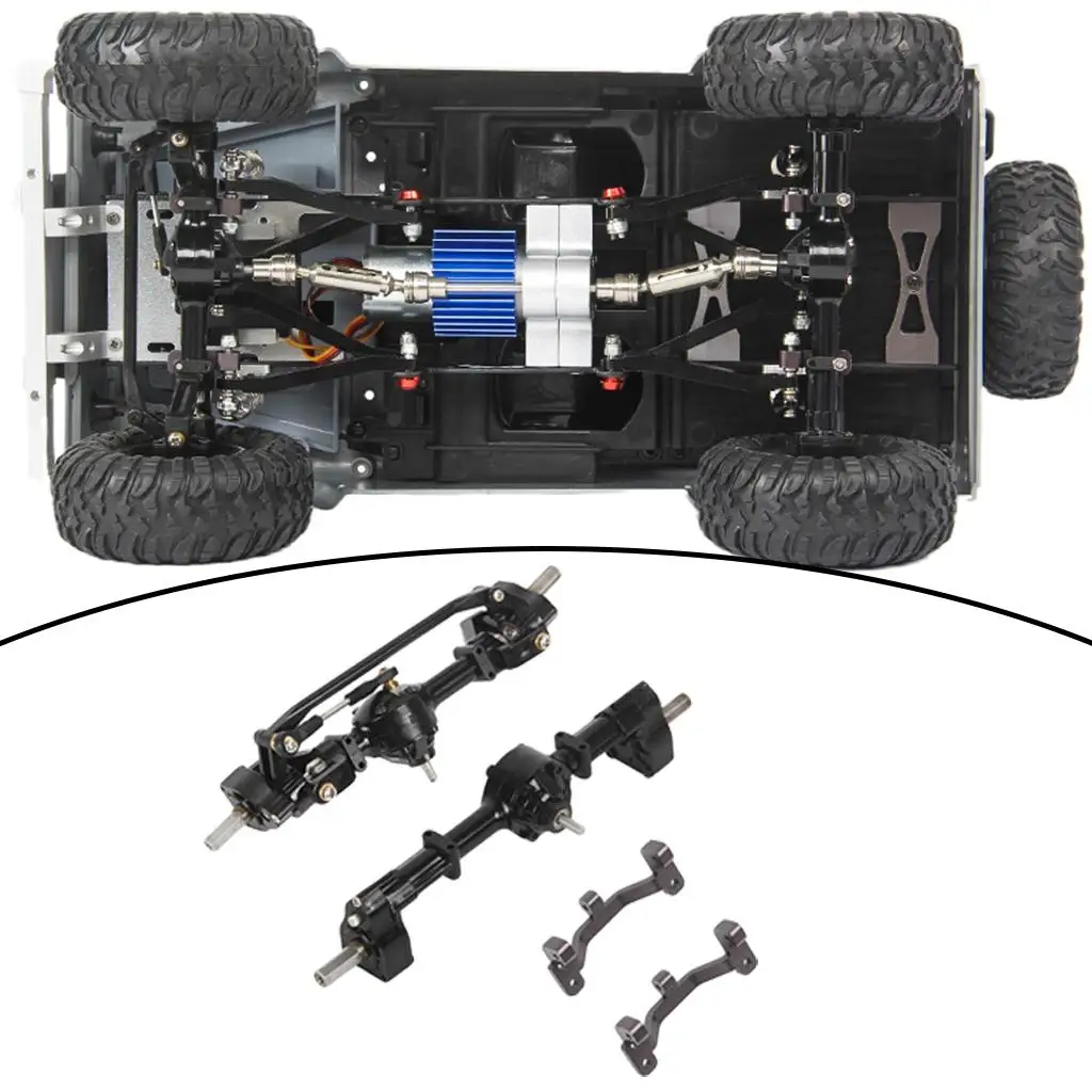 

Metal Front/Rear Axle for D90 96 99 99S 98 1/12 Rock Crawler Truck Upgrade