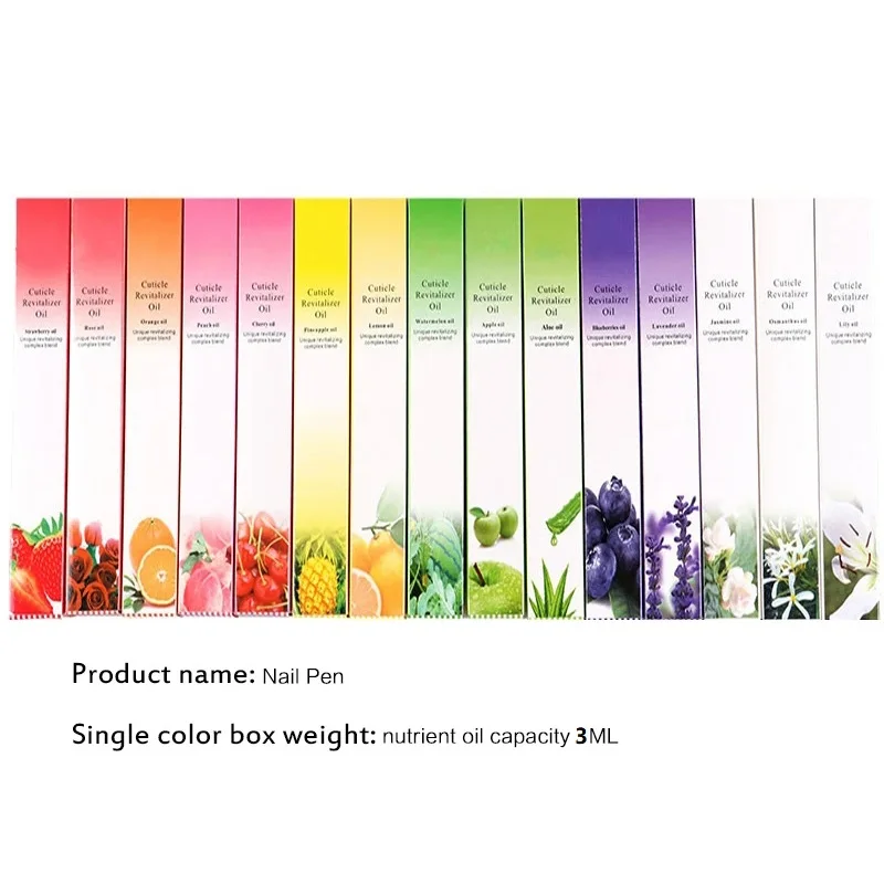 Nail Cuticle Oil Pen for Beauty Health Edge Nourishment Manicure Nailfinger Care Finger Treatment 3ml 15pcs