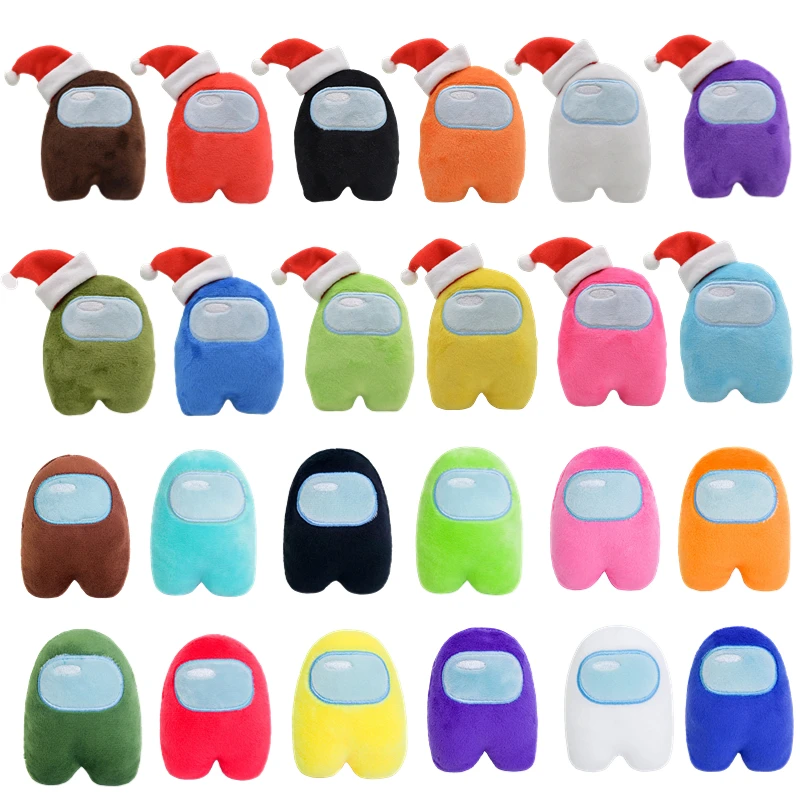 

New 10-20cm Among Us Plush Toys Soft Stuffed Dolls Hot Game Toy Figure Animal Plushie Toy for Kids Christmas Birthday Gifts